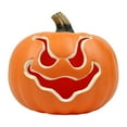 thumbnail image 1 of Adorno de linterna de calabaza de Halloween, estatuilla de calabaza de mesa para celebración, , decoración de calabaza de Acción de Gracias Naranja, 1 of 8