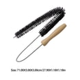 thumbnail image 2 of HAMPPLIES Dryer Vent Cleaning Brush Cleaning Tools for Fridge Black 1Set, 2 of 8