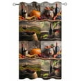 thumbnail image 2 of nqOlkjepod Outdoor Curtains for Patio Waterproof, Orange Pumpkin Outdoor Privacy Panels Grommet, Farmhouse Grapes Glass Country Blackout Outside Curtains for Porch/Cabana/Pergola 54"x84", 1 Panel, 2 of 8