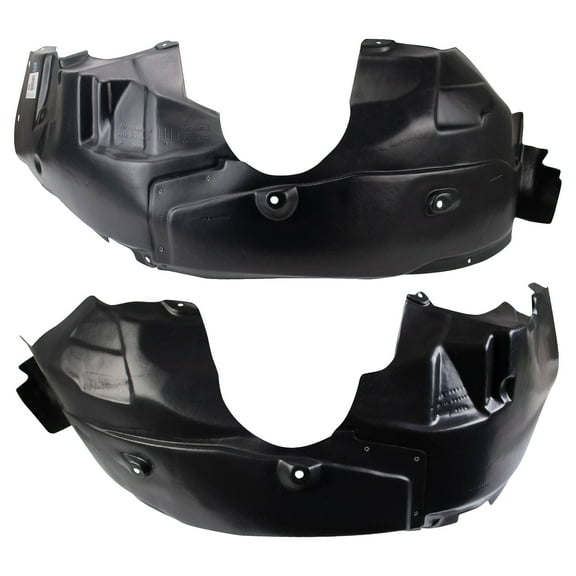 TRQ Front Inner Fender Liner Set Compatible with 2008-2010 Dodge Avenger BDA14673