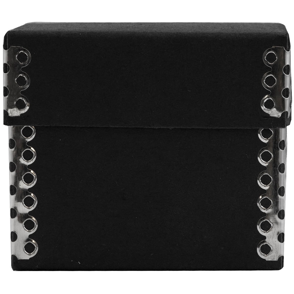 JAM Nesting Box, 3.25x3.25x2.75, Black Kraft, 1/Pack