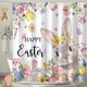 thumbnail image 4 of Cortina de Baño de Pascua, Sin Taladros, con 12 Ganchos, 4 of 6