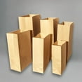 thumbnail image 4 of 100 Pcs Kraft Package Bag Kraft Paper Lunch Bag Kraft Paper Breakfast Bag Kraft Paper Bag Kraft Candy Bag, 4 of 4