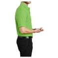 thumbnail image 2 of Mafoose Male Silk Touch Polo Men Extended T-Shirts Lime 6XL, 2 of 7