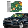 thumbnail image 3 of Kdxio Vegan Print Front Windshield Sun Shade,Folding Auto Sunshade for Car Truck SUV-Small, 3 of 7