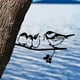 thumbnail image 5 of Pájaro de metal, silueta de acero, decoración de arte de pared de metal, pájaro en rama, estatua de pájaro de metal, tocón de árbol, rama de pájaro para patio trasero, jardín de casa,, 5 of 6