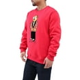 thumbnail image 2 of Hudson Men's Culture Bear Crewneck Sweatshirt Red h5052499-red, 2 of 2