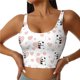 thumbnail image 1 of Balery Heart Panda Sujetadores deportivos con espalda cruzada para mujer, acolchados, sin costuras, de alto impacto, ideales para yoga, gimnasio, entrenamiento y fitness.-XX-Large, 1 of 8