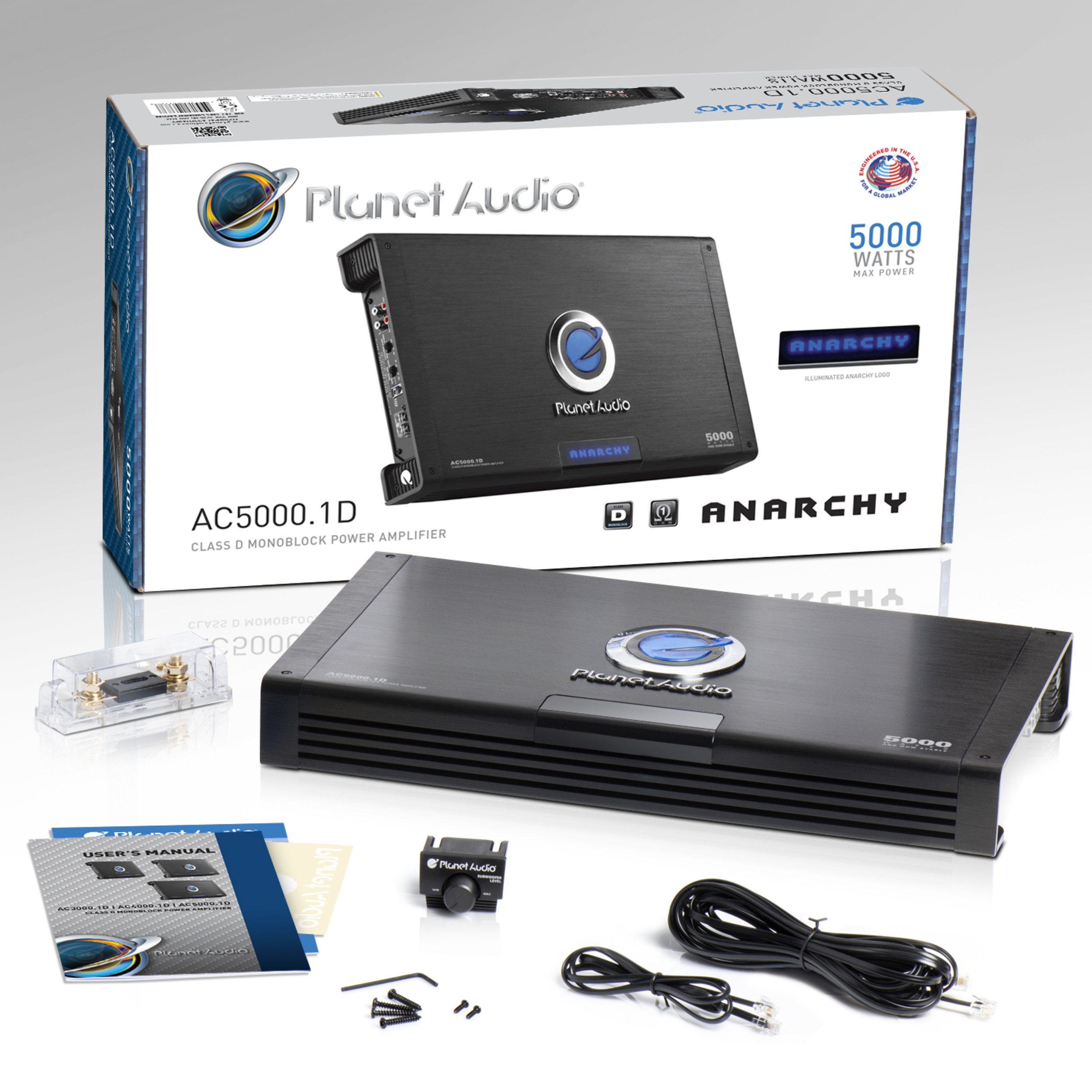 Planet Audio AC5000.1D 5000W Mono Class D MOSFET Power Car Amplifier w/ Remote - image 3 of 18
