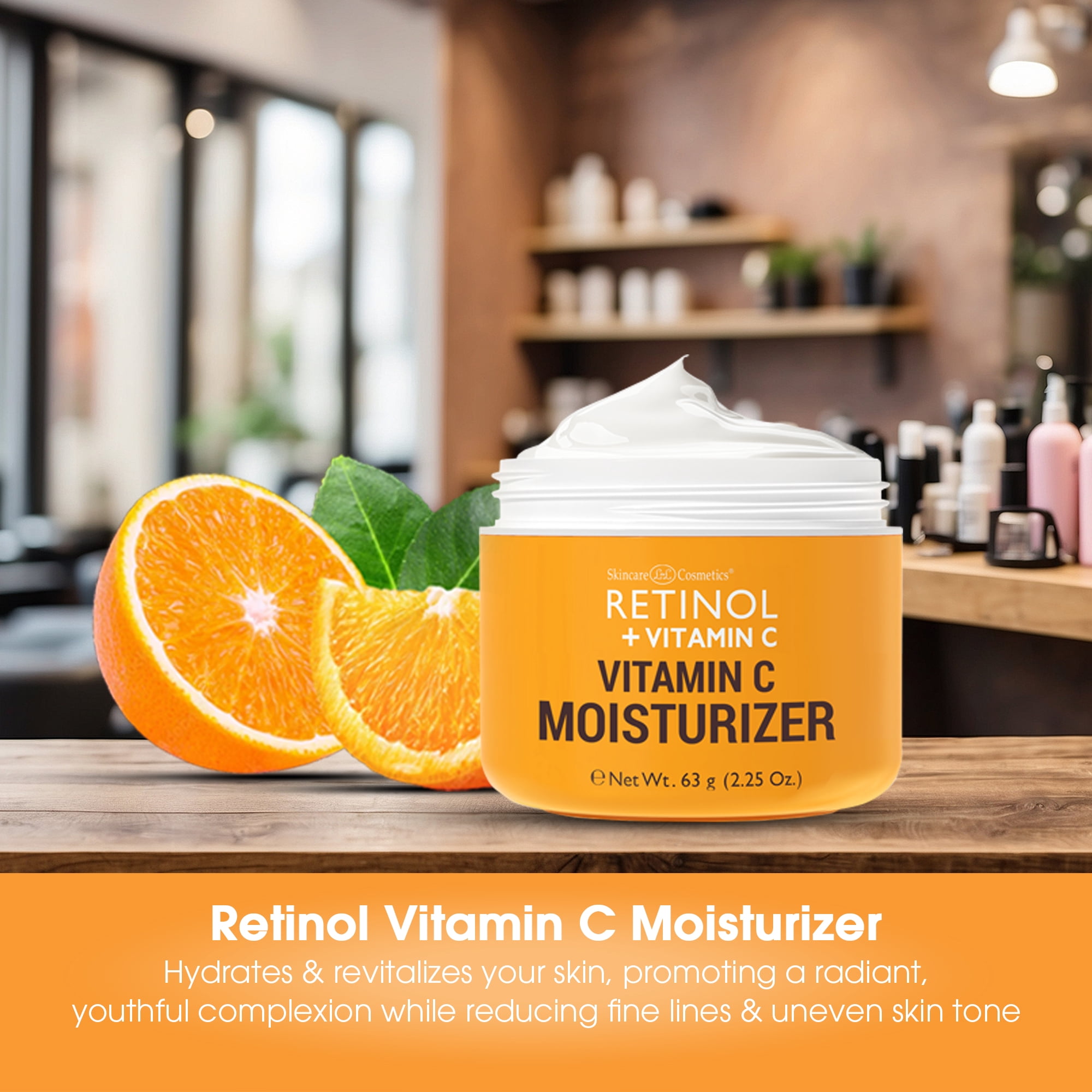 Retinol and Vitamin C Face Moisturizer – Hydrating Anti-Aging Cream