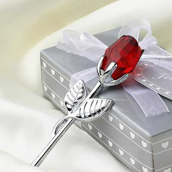Eternal Love Metal Crystal Rose - Timeless Gift for Mother's Day, Birthdays, and Anniversaries, 9cm x 3cm