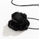 thumbnail image 4 of Collar con cordones de flores, gargantilla de flores, collar de flores, gargantilla floral para discotecas, fiestas y uso diario para mujeres y niñas, 4 of 6
