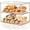2-tier XXL, variant on Pastry Display Case, 2 Tier Bread Box for Kitchen Countertop, Bread Container with Door, Large Bakery Display case for Breads & Muffins 15.3" L x 9.8" W x 11.4" H