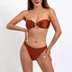 thumbnail image 1 of Traje de baño para mujer, bikini de tirantes sin espalda de color liso para mujer, trajes de baño para mujer, conjuntos de bikini para mujer, trajes de baño de bikini para mujer, 1 of 8