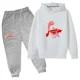 thumbnail image 3 of Chándal con estampado de dibujos animados de Capitán Calzoncillos para primavera y otoño, conjunto de 2 piezas informal bonito para niños y niñas, sudadera con capucha y pantalones, ropa para niños, 3 of 5