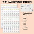 thumbnail image 3 of Multibey Desk Calendar 2025-2026 July to December 2026, Small Flip Stand Paper Calendar with Monthly Designs and 2 Sheets Stickers for Desktop, 3 of 7