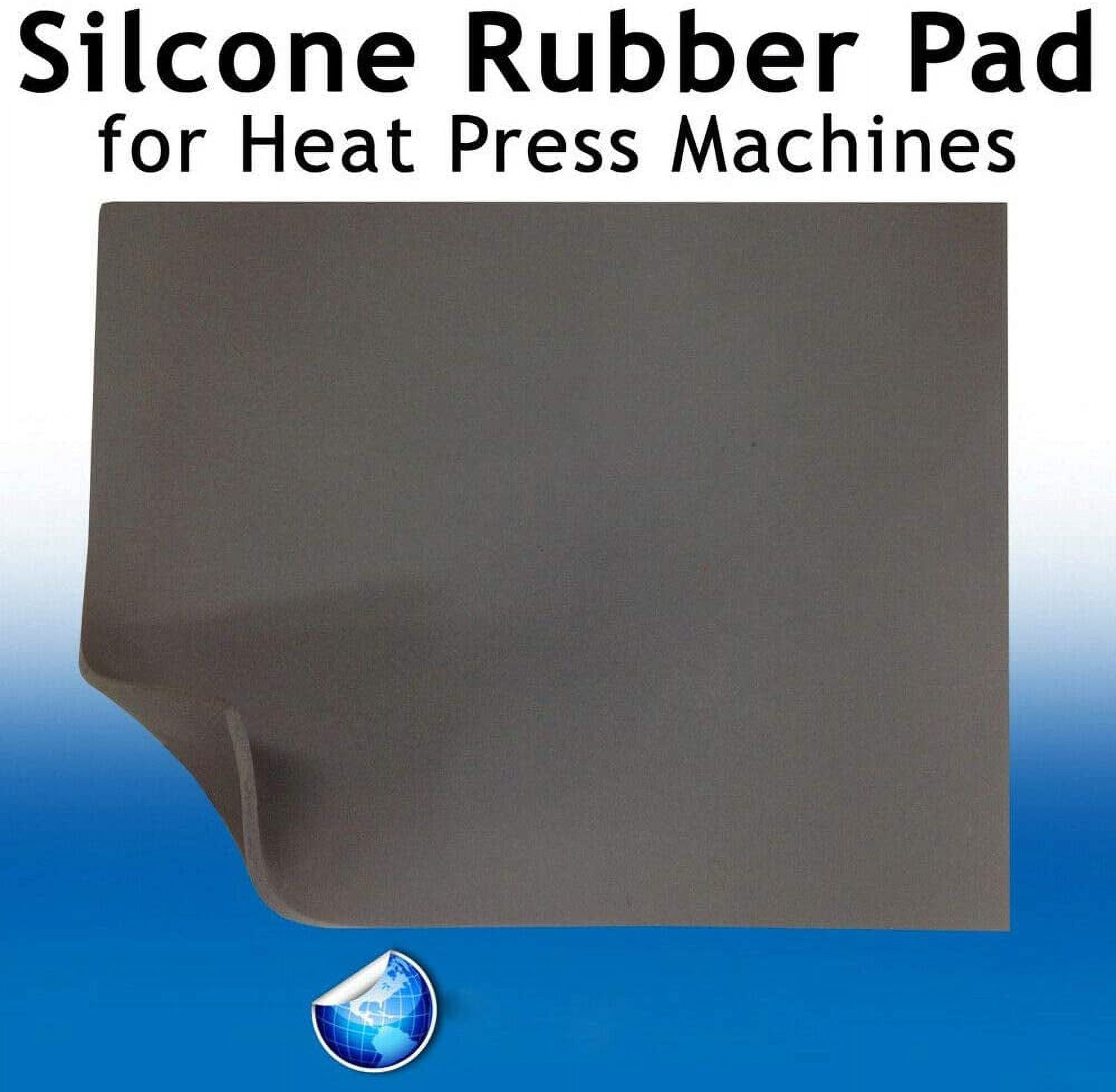 PreAsion 15.75x19.75in Silicone Pad for Flat Heat Press Transfer Machine Replacement Accessory Grey Color