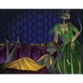 thumbnail image 3 of Campbell, Jaleel 14x12 Black Modern Framed Museum Art Print Titled - Two Women, 3 of 5