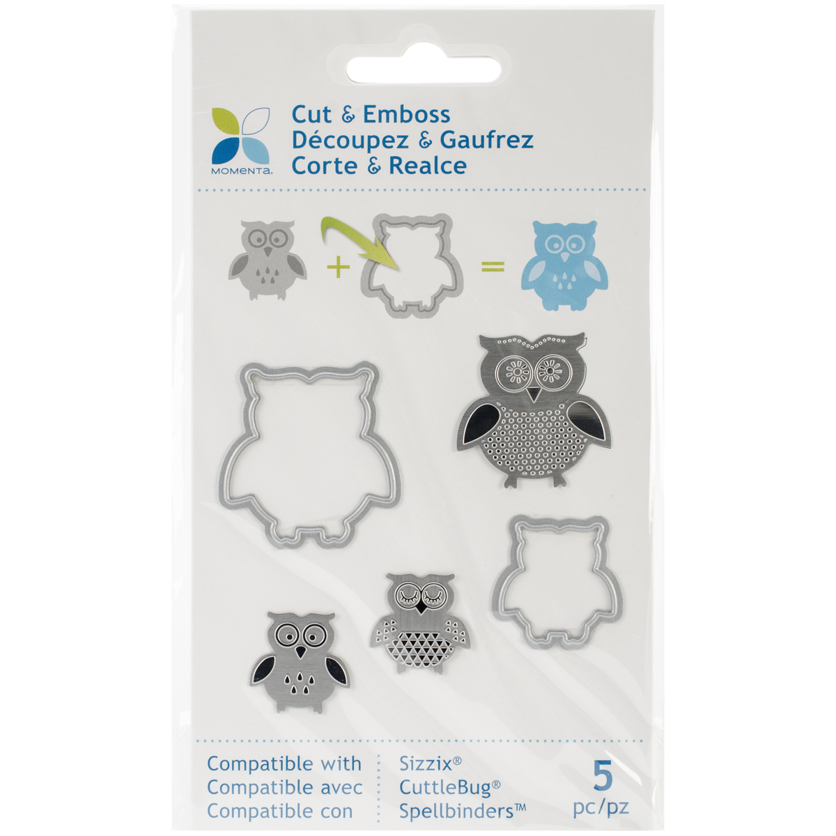 Momenta Cut & Emboss DieOwls 19792 Walmart Canada