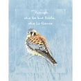 thumbnail image 2 of CafePress - Little But Fierce Quote Kestrel Watercolor Falcon - Insulated Stainless Steel Travel Tumbler 20 oz., 2 of 3