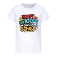 thumbnail image 3 of Fashionable Kids Casual Letter Print Short Sleeve Tee Soft Comfortable Daily Wear Top for Children, 3 of 4