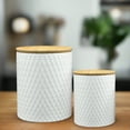 thumbnail image 2 of Corina Ceramic Round Canister Set (Set of 2), 2 of 5