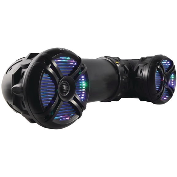 Pyle 6.5" 800W Marine Bluetooth Color LED Light Speakers