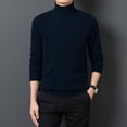 thumbnail image 5 of Pull Homme Chaud et Confortable à Manches Longues Col Roulé Vêtements Homme, 5 of 5