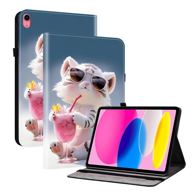 Shockproof Case with Stand for iPad Air 11"/13" 2025 & iPad Pro 11"/13" 2024, Slim Precision Fit Apple Tablet Protective Cover