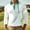 Mint Green, variant on Fznquz Collared Golf Polos for Men Cotton Long Sleeve Blue Polos Graphic Pullover Casual Regular Fit Men's Fashion