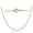 Rose Gold, 1mm, variant on Rose Gold Tone Sterling Silver Italian 1mm Box Chain Necklace for Pendants 16 Inches