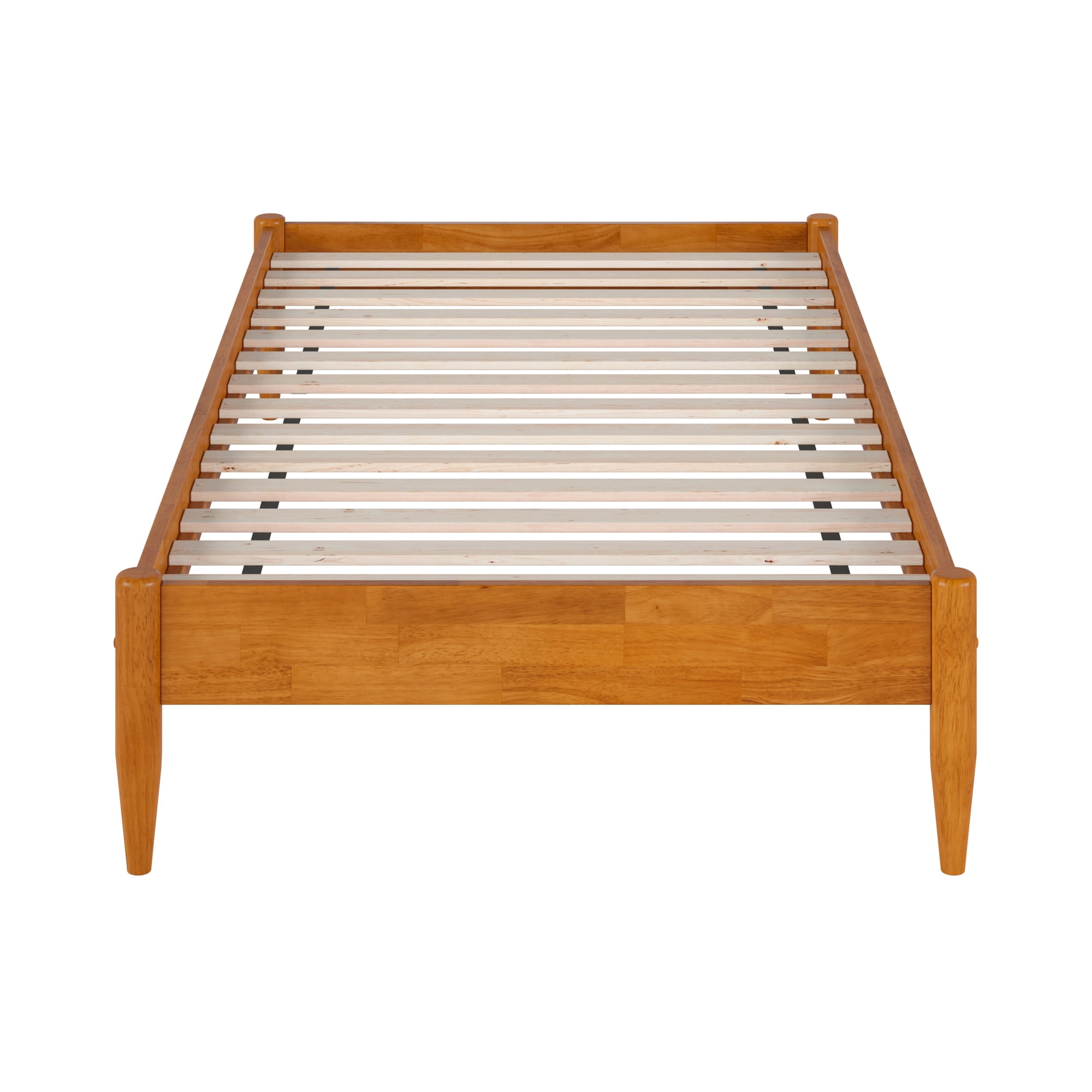 AFI Pasadena 12" Light Toffee Solid Wood Low Profile Platform Bed, Twin