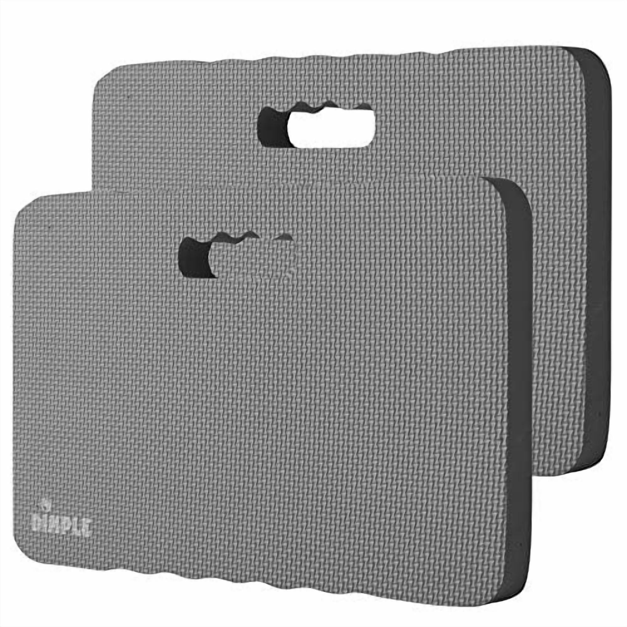 Dimple Kneeling Pad, High Density Thick Foam Comfort Kneeling Pad Mats for Gardening, Yoga Exercise, Garden Cushions, Knee Pads (Grey) (Pack of 2)