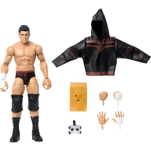 Figura de acción Mattel WWE Elite Cody Rhodes de 15 cm con accesorios