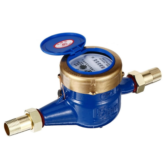ifundom Metal Water Meter for Accurate Water Monitoring Iron Construction Assorted Colors 1 Piece