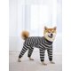 thumbnail image 1 of Full Coverage Belly Long Sleeve Sterilization Suit, Pink & Black Stripes, 1 of 4