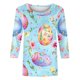 thumbnail image 5 of Mujeres 3/4 Manga Tops Impresión Casual Cuello Redondo Camiseta Top Blusa, Poliéster Toda la Temporada, 5 of 5