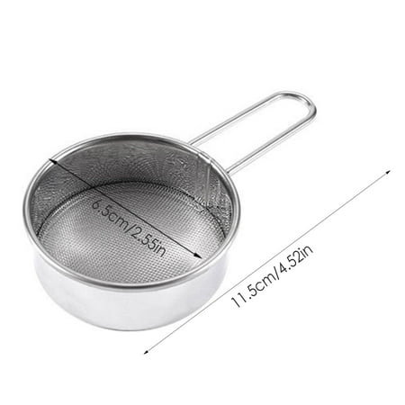 

1pc Stainless Steel Wire Fine Mesh Oil Strainer Flour Colander Sieve Sifter Pastry Baking Tools Kitchen Accessories