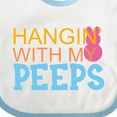 thumbnail image 4 of Inktastic Hanging With My Peeps Boys or Girls Baby Bib, 4 of 4