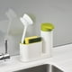 thumbnail image 2 of Soporte de Esponja para Fregadero de Cocina con Dispensador de Jabón, Dispensador de Jabón, Estante de Fregadero, portaestropajos de Cocina de plástico, 2 of 5