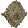 thumbnail image 3 of 35 7/8"W x 22 1/2"H x 4 3/8"P Antonio Ceiling Medallion, Hand-Painted Gobi Desert Crackle, 3 of 6