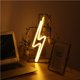 thumbnail image 3 of Bewildely Luz de noche LED con forma de relámpago, letrero de neón con pilas USB decorativo para fiesta en casa, sala de estar, regalo para niños Iluminación y accesorios Numero 3 Bewildely HA025014-03, 3 of 6