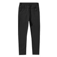 thumbnail image 5 of LIIPEE Mens Casual Pants Spring Summer Comfortable Breathable Slim Fit Solid Color Pants With Pockets Adult Versatile Daily Indoor Outdoor Pants,Black,30, 5 of 5