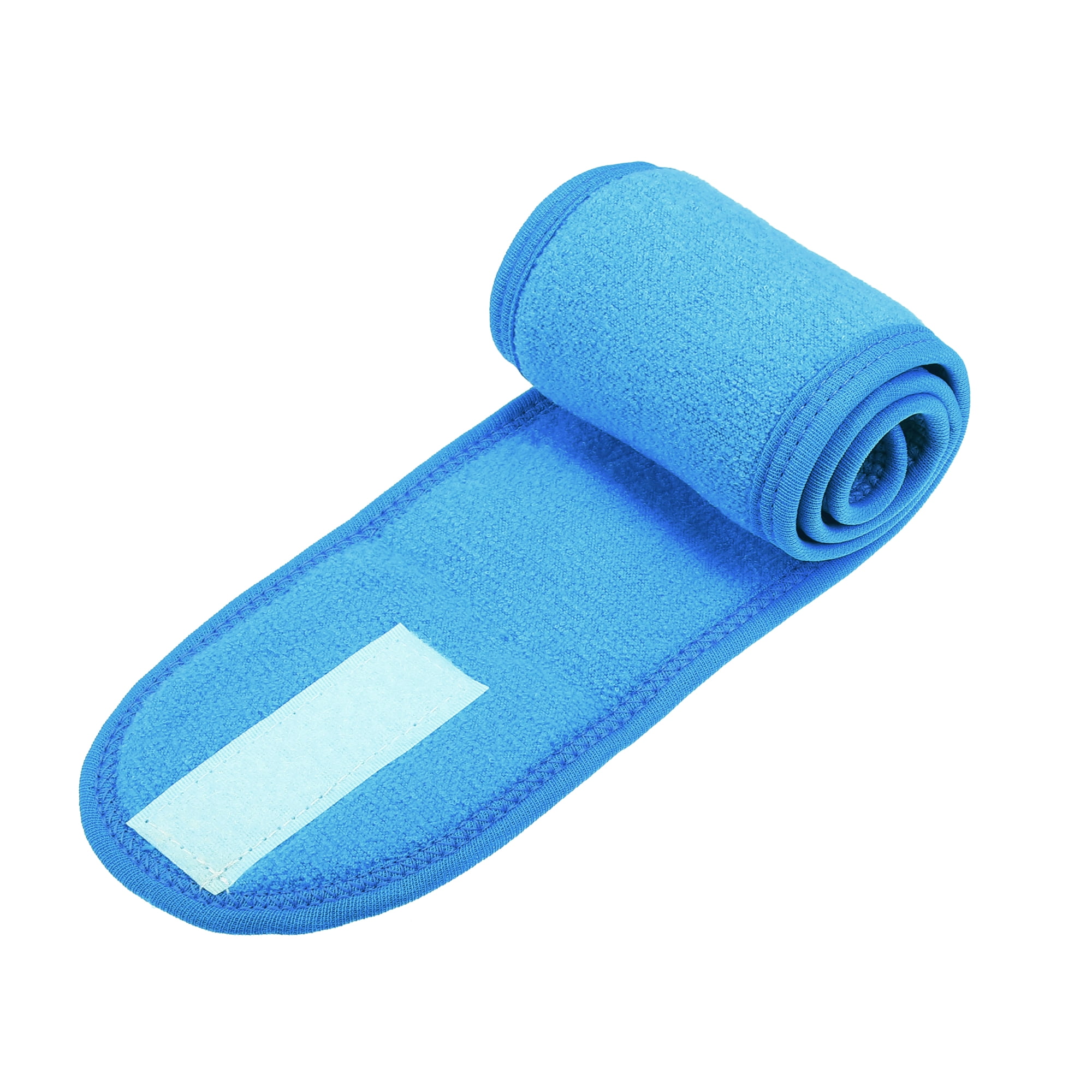 Unique Bargains 4 Pcs Spa Headband for Face Washing and Bathing Blue