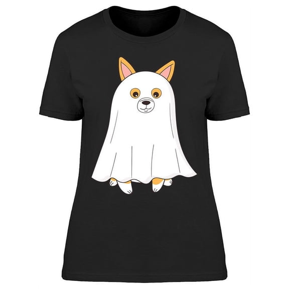 Spooky Corgi T-Shirt Women -Image by Shutterstock, Female Medium