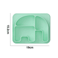thumbnail image 2 of Silicone Divided Baby Plates, Portable Non-Slip Suction Toddler Plates for Children Babies, 2 of 5