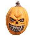 thumbnail image 2 of Máscara de cabeza de calabaza para Halloween, accesorios de disfraz, tocado de látex para fiesta, cubierta para todo el rostro para carnaval, 2 of 9