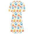 thumbnail image 5 of Viikei Womens Dresses Summer,Women's Fashion Round-Neck Short Sleeved Printed Pullover Dress Multicolor S, 5 of 5