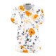 thumbnail image 5 of Tamaño Más Manga Corta Tops para la Impresión de Cuello en V de las Mujeres, Color Sólido Base de Verano Blusa Casual, 5 of 5