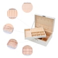 thumbnail image 5 of Unique Bargains Jewelry Box Small PU Leather Jewelry Organizer Case Storage Display Holder White, 5 of 8